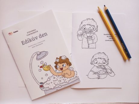Sebeobsluha dětí v říkankách a omalovánkách.